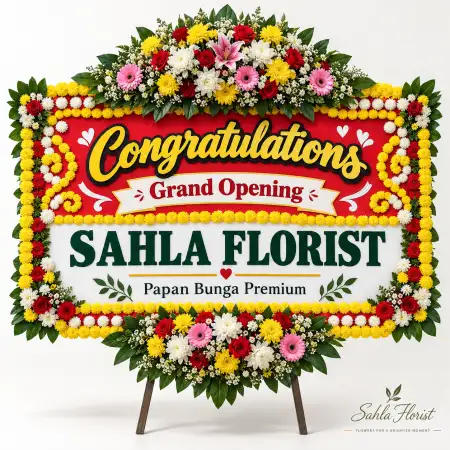 Papan Bunga Ucapan Selamat Balaraja