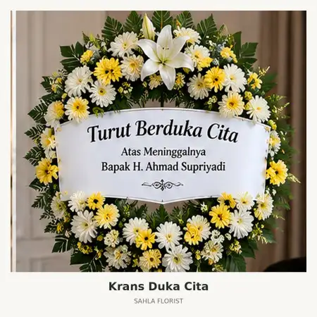 Krans Bunga Duka Balaraja